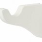 Kirsch Wood Trends Classics 3 1/2" Return Center Bracket for 1 3/8" pole, White