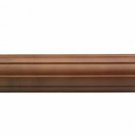Kirsch Wood Trends Classics Fluted 3"  Drapery Pole, Walnut 6 FT  (MPN# 59306085