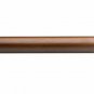 Kirsch Wood Trends Classics Smooth 3" Drapery Pole, Walnut 6 FT (MPN# 59316085