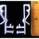 Hidden Valance clips for faux and real wood window blinds (20)