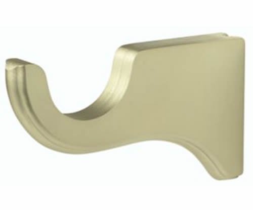 Kirsch Wood Trends Classics  6" Return  Bracket for 1 3/8" pole, Satin Gold (MPN