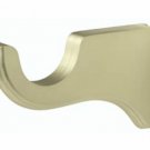 Kirsch Wood Trends Classics  6" Return  Bracket for 1 3/8" pole, Satin Gold (MPN