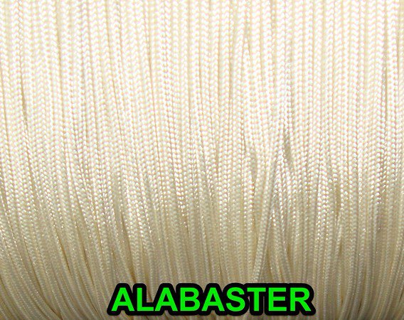 1000 YARDS: 0.9 MM, ALBASTER Professional Grade Nylon Lift Cord For Window Treat