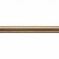 Kirsch Wood Trends Renaissance Fluted 2"  Drapery Pole, Golden Heirloom 8 FT  (M