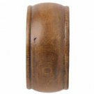 Kirsch Wood Trends Classics End Cap Finial, for 1 3/8" pole, Estate Oak (MPN# 36