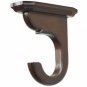 Kirsch Wood Trends Classics Ceiling Mount Bracket for 2" pole, Coffee (MPN# 468