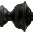 Kirsch Wood Trends Urban Comfort  Chaucer for 1 3/8" pole, in Black(MPN#  368070