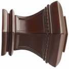 Kirsch Wood Trends Classics Bristol Finial, for 3" pole, Mahogany (MPN# 56810083