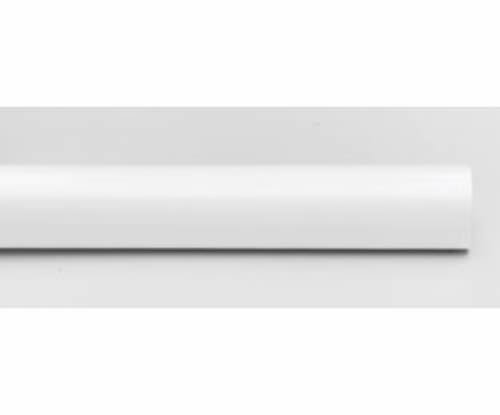 Kirsch Wood Trends Classics Smooth 3" Drapery Pole, White 6 FT (MPN# 59316025)