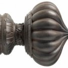 Kirsch Wood Trends Renaissance  Kensington for 2" pole, in Mocca(MPN#  21040834)
