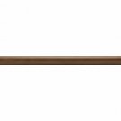 Kirsch Wood Trends Classics Smooth 3"  Drapery Pole, Hazelnut 8 FT  (MPN# 593188
