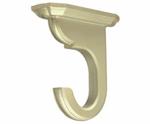 Kirsch Wood Trends Classics Ceiling Mount Bracket for 2" pole,  Satin Gold (MPN#