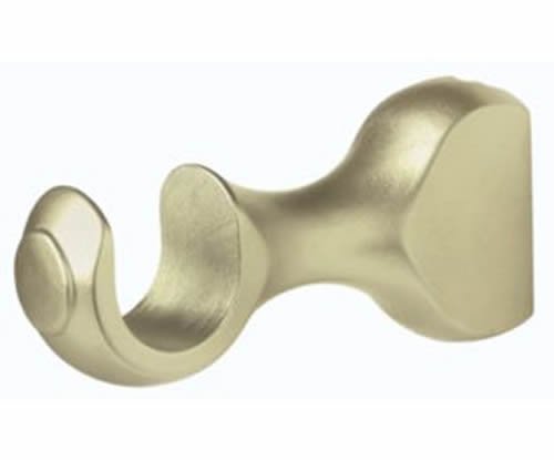 Kirsch Wood Trends Classics  4 1/2" Return End Brackets for 1 3/8" pole/Satin Go