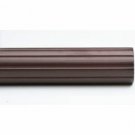 Kirsch Wood Trends Classics Fluted 3"  Drapery Pole, Mahogany 8 FT  (MPN# 593080