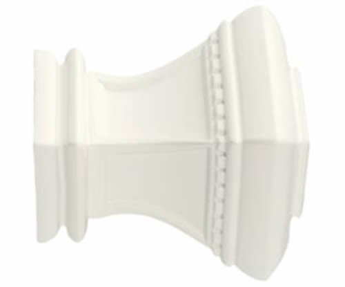 Kirsch Wood Trends Classics Bristol Finial, for 3" pole, White (MPN# 56810025)