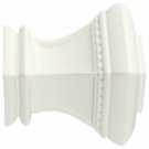 Kirsch Wood Trends Classics Bristol Finial, for 3" pole, White (MPN# 56810025)