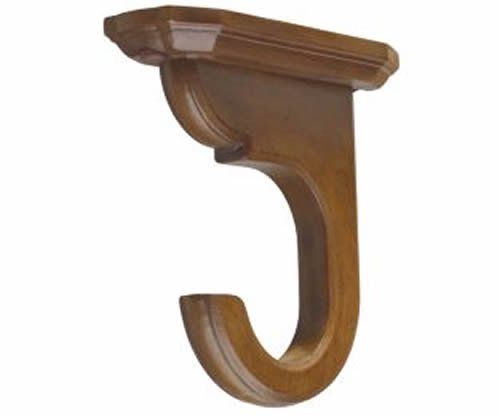 Kirsch Wood Trends Classics  Ceiling Mount Bracket for 1 3/8" pole, Hazelnut (MP