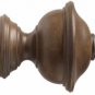 Kirsch Wood Trends Classics Chaucer Finial, for 3" pole, Hazelnut (MPN# 56807827