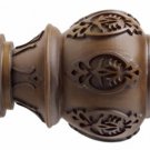 Kirsch Wood Trends Classics Lacey Finial, for 3" pole, Hazelnut (MPN# 56804827)