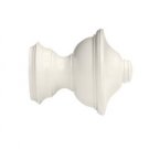 Kirsch Wood Trends Classics Chaucer Finial, for 2" pole, White (MPN# 46807025)