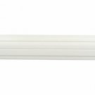 Kirsch Wood Trends Classics Fluted 3"  Drapery Pole, White 8 FT  (MPN# 59308025)