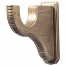 Kirsch Wood Trends Renaissance 6 1/4" Return Bracket for 2" pole,  Golden Heirlo