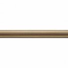 Kirsch Wood Trends Renaissance Fluted 2"  Drapery Pole, Golden Heirloom 4 FT  (M