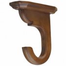 Kirsch Wood Trends Classics Ceiling Mount Bracket for 2" pole,  Walnut (MPN# 468