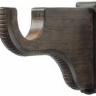 Kirsch Wood Trends Renaissance 6 1/4" Return Bracket for 2" pole,  Mocca (MPN# 2