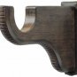 Kirsch Wood Trends Renaissance 6 1/4" Return Bracket for 2" pole,  Mocca (MPN# 2