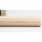 Kirsch Wood Trends Classics Fluted 2"  Drapery Pole, Unfinished 8 FT  (MPN# 5500