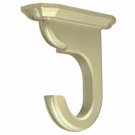 Kirsch Wood Trends Classics  Ceiling Mount Bracket for 1 3/8" pole, Satin  Gold