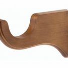 Kirsch Wood Trends Classics  6" Return Bracket for 1 3/8" pole, Estate Oak (MPN#