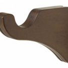 Kirsch Wood Trends Classics 3 1/2" Return End Bracket for 1 3/8" pole-Hazelnut,
