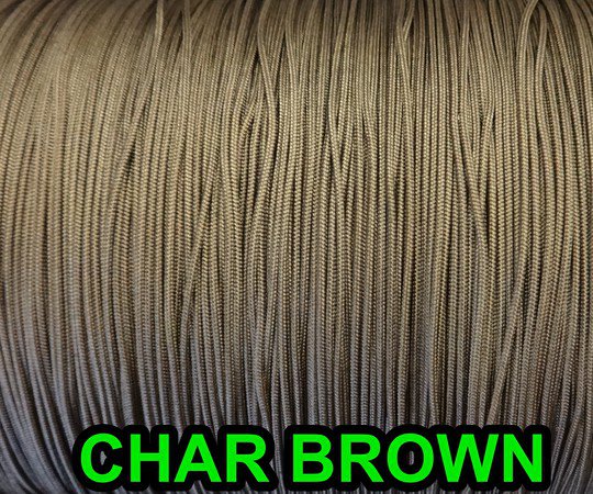 100 YARDS: 0.9 MM, CHAR BROWN Professional Grade Nylon Lift Cord For Window Trea