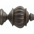 Kirsch Wood Trends Renaissance  Armada for 2" pole, in Mocca(MPN#  21042834)