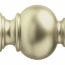 Kirsch Wood Trends Classics Button Ball Finial, for 1 3/8" pole, Satin Gold (MPN