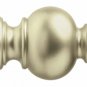 Kirsch Wood Trends Classics Button Ball Finial, for 1 3/8" pole, Satin Gold (MPN