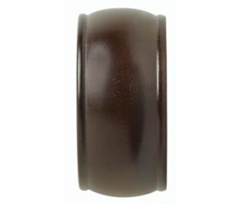 Kirsch Wood Trends Classics End Cap Finial, for 1 3/8" pole, Coffee (MPN# 368088