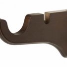Kirsch Wood Trends Classics  Double Bracket for 1 3/8" pole, Coffee (MPN#  56158