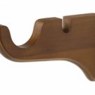 Kirsch Wood Trends Classics  Double Bracket for 1 3/8" pole, Walnut (MPN#  56150