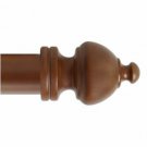 Kirsch Wood Trends Classics Sherwood Finial, for 1 3/8" pole, Walnut (MPN# 5609E