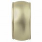 Kirsch Wood Trends Classics End Cap Finial, for 2" pole, Satin Gold (MPN# 468088