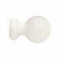 Kirsch Wood Trends Classics Ball Finial, for 2" pole, White (MPN# 5508EG025)