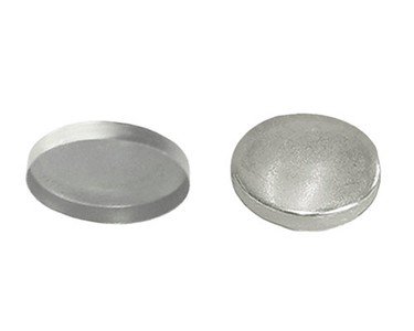 50 QTY: C.S.Osborne Aluminum Button Shells , Size 24- 5/8" dia. ( MPN # 74724)