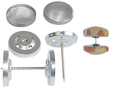 50 QTY:Osborne Double Covered Button- Joined Pivots , Size 40-1" dia. (73256)