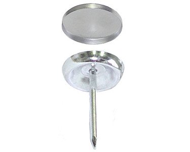 50:Osborne Covered button:No dent nails w/Soft Shells,Size 22-9/16" dia(74010)