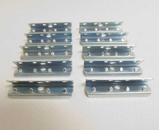 Metal Clips for Pirelli Webbing 2" Inch #239S - 10 Piece Set