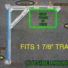 10 QTY: Clear Vertical Blind Bracket w/ built in Valance Clip, Outside Mount(1-7