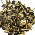 C.S. Osborne No. 680-5/8 Oxford Hammered Nail Tacks Antique Brass 100pk (14444)